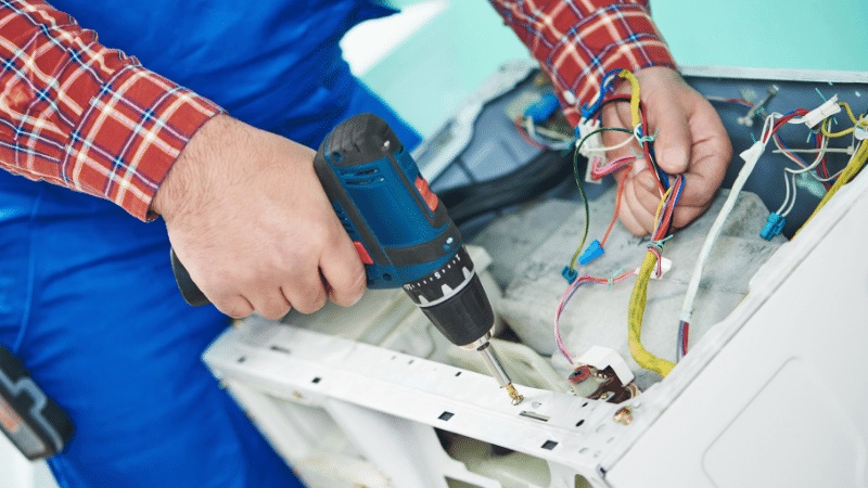 Gaziosmanpaşa Bosch Bosch çamaşır makinesi kart tamiri – Su almama arızası orijinal parça ile giderildi. - Teknik servis örneği
